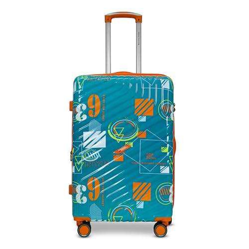 Image of AMERICAN TRAVELLER Urban SF Trolley Bags Single Small Size | Durable Hard Shell, TSA-Type Lock, 360 Disc Spinner Wheels, Expandable Luggage
