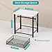 ELITEROO Label Holder for Rolls and Fanfold Labels, Wood Thermal Label Holder, Shipping Label Stand for Thermal Printer, Desktop Accessories Supplies for Home, Office, Small Business, White