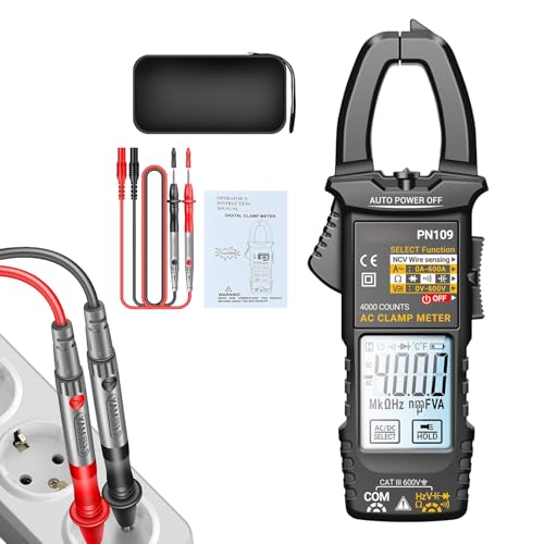 Multimètre pince ampèremétrique portable pour courant et circuit