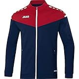 Zippergarage JAKO Kinder Polyesterjacke Champ 2.0, marine/chili rot, 116, 9320