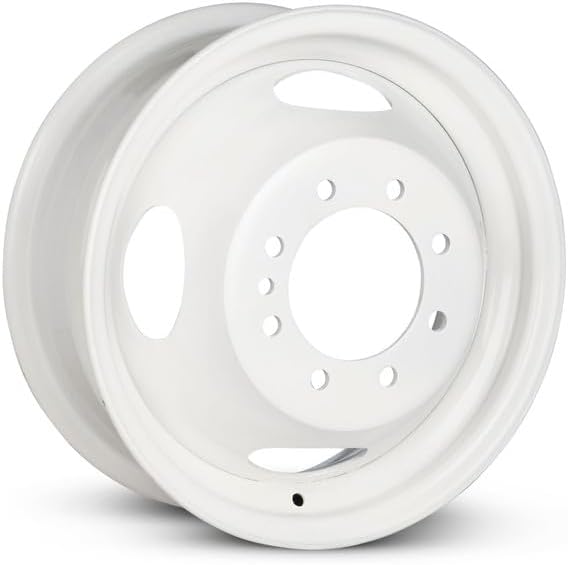 New 16x6 inch OEM Direct Replacement Steel Wheel for 1985-1997 Ford F350 Dually 8-165.1mm White 16 in Rim 8C2Z1015G,