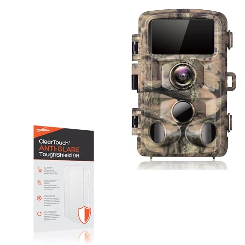 BoxWave Screen Protector Compatible with CamPark CE15 (4.3 in) - ClearTouch Anti-Glare ToughShield 9H (2-Pack), Anti-Glare 9H Tough Flexible Film Screen Protector