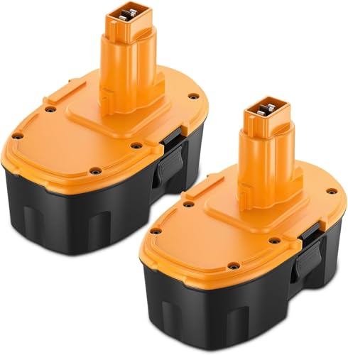 2X 5000mAh Replacement Battery for Dewalt 18V DC9096 DE9098 DE9503 DE9039 DE9095 DE9096 DW9096 DW9095 DW9098 Cordless Drill