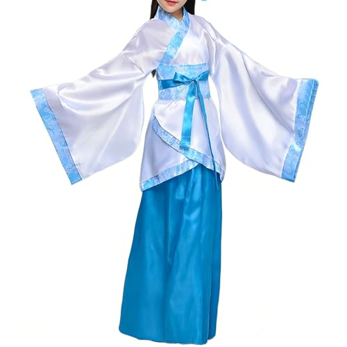 Générique Deguisement Chinoise Fille Deguisement Carnaval Enfant Chine Enfants National Style Chinois Scène Théâtre Jouer à L'opéra Spectacle Traditionnel Déguisement de Carnaval pour Fête Spectacle