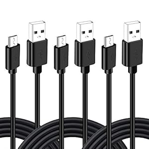 3Pack 10FT PS4 Charger Cord for Xbox One Controller,PS4 Charging Cable,Micro USB Cable for Xbox One S/X Slim Elite…