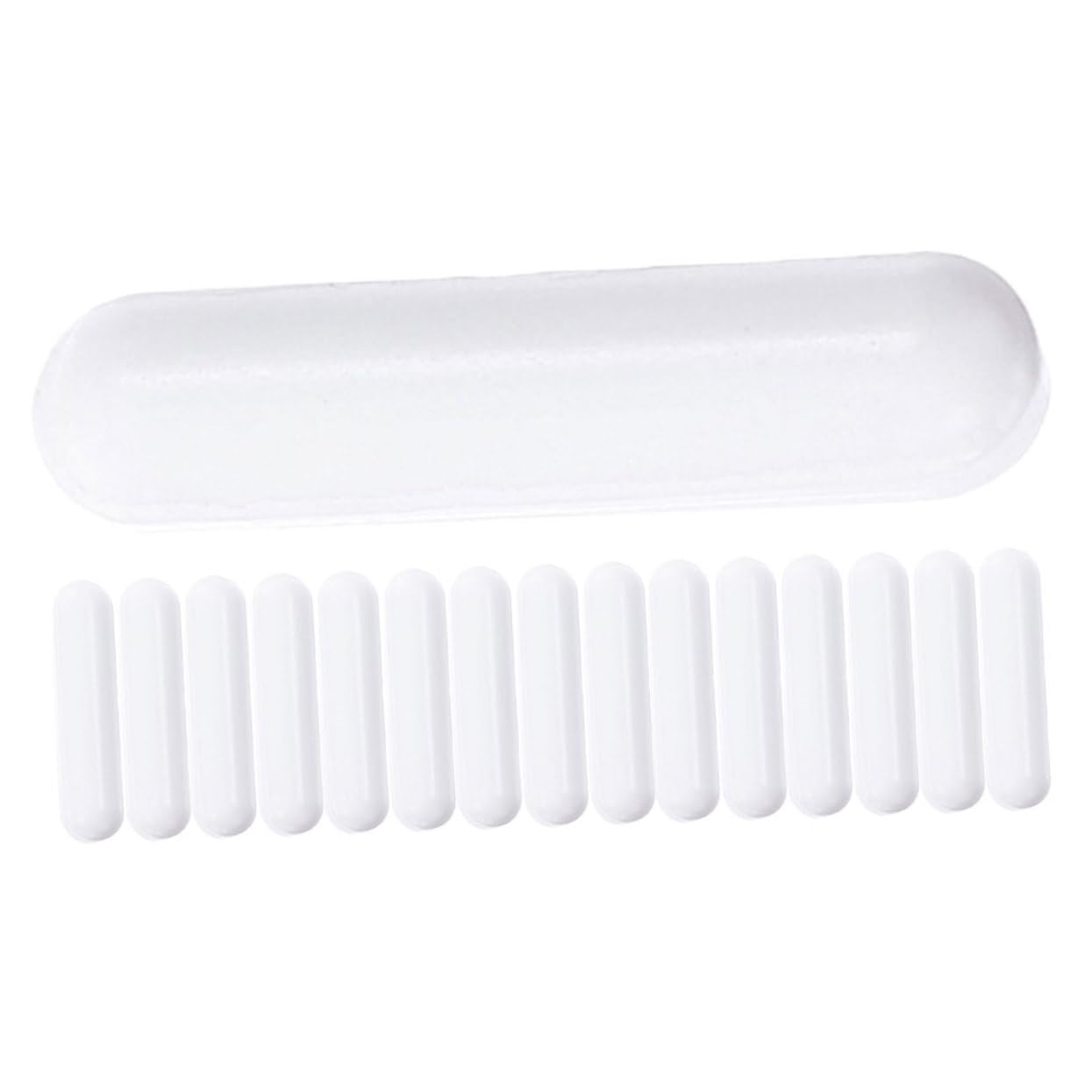 Mobestech 48piezas Barra Agitadora Magnética De Ptfe De Herramienta De Mezcla Para Laboratorio Para Agitar Líquidos Alta Temperatura Investigación Científica