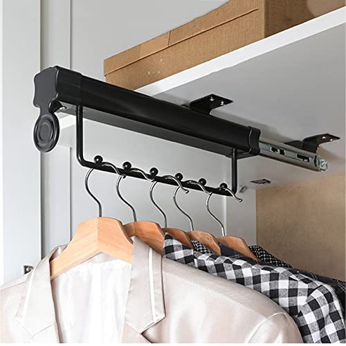 Rack de pantalons rétractable pour optimiser l'espace et ranger facilement un petit dressing - 2