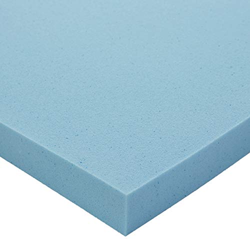 Image of Amazon Basics Alternative Latex King Size Mattress Topper, Cooling Gel-Infused, CertiPUR-US Certified, 2 Inches, Blue