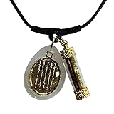 Thai Amulet Buddha Pendants Magic Holy Talisman for Men Women Charms Takrut Kings 3 Colors Silver Gold NAT with Yantra 5 Rows Necklaces Protect Rich Trade Health Wealth Money for Success Big Good