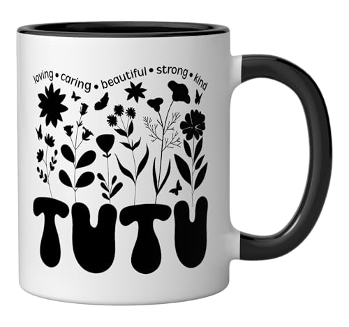 Taza de cerámica para abuela Tutu 11 onzas miniatura 2