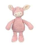 Anschmiegsamer Webplüsch in Rosa und Weiß aus 100% k.b.A.-Baumwolle, wattiert mit weichen Wollkügelchen aus 100% Schafschurwolle