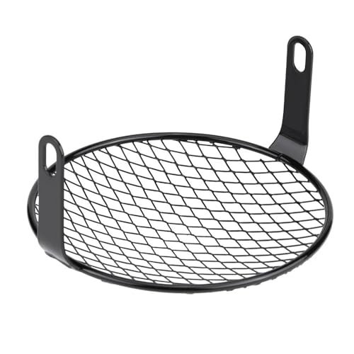 Grille phare moto ronde pour protéger le phare latéral des motos custom