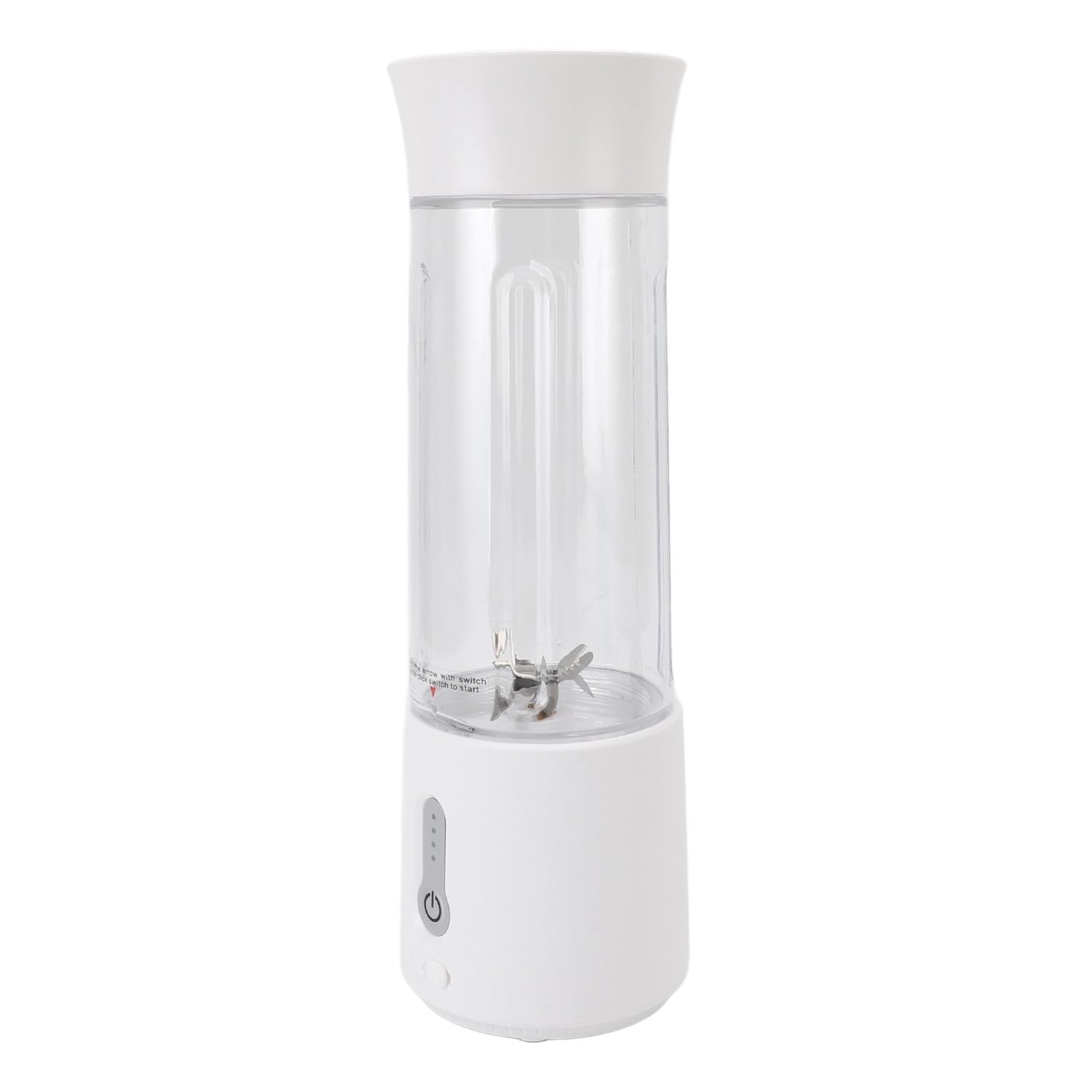 Licuadora Portátil, Recargable USB 500ml 6 Cuchillas 22000 RPM, para Batidora Batidora Batido De Proteínas con Luz Indicadora De Batería para Viajes Gimnasio Camping