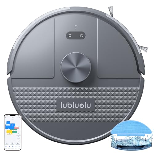 Lubluelu Saugroboter mit Wischfunktion 3-1, 4500Pa Staubsauger Roboter mit Lasernavigation, 54 dB Roboterstaubsauger mit Anti-Siphon-Technologie, 150 Min Laufzeit, APP Steuerung, 24 No-Go Zonen Lubluelu Saugroboter mit Wischfunktion 3-1, 4500Pa Staubsauger Roboter mit Lasernavigation, 54 dB Roboterstaubsauger mit Anti-Siphon-Technologie, 150 Min Laufzeit, APP Steuerung, 24 No-Go Zonen