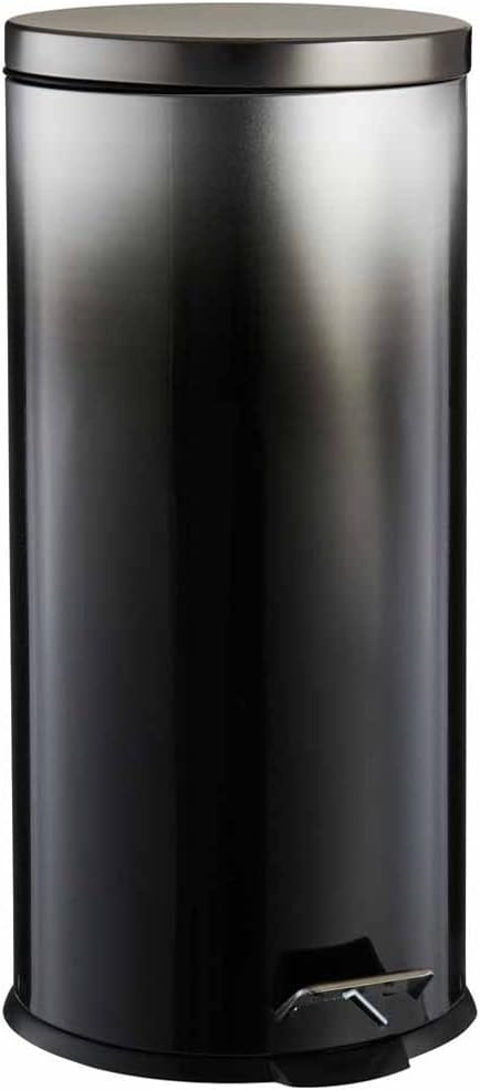 wilko ombre soft close pedal bin 30l, multi color empty inner bin, kitchen pedal bins, 65.0cm h x 29.0cm w x 29.0cm d
