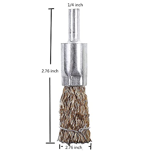 Rocaris R-114 15 Pack Brass Coated Wire Brush Wheel & Cup Brush Set thumb #6
