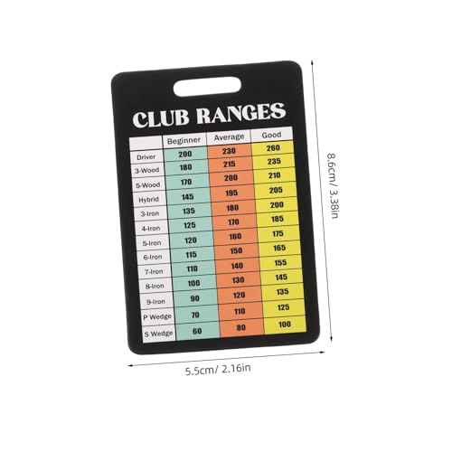 10 tarjetas puntuación golf duraderas con fuente clara miniatura 2