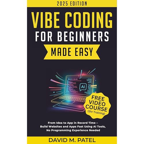 Vibe Coding for Beginners Made Easy Audiolibro Por David M. Patel arte de portada
