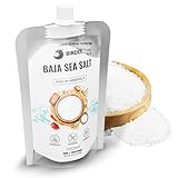 Birdee Baja Mineral Sea Salt - 8.8 oz, Rich in Electrolytes, Fine Grind, Unrefined, Hand Harvested, Solar Dried, Great for Refills