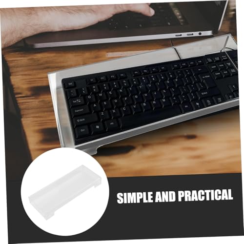Protector teclado acrílico transparente: la funda antipolvo para un escritorio impecable 6