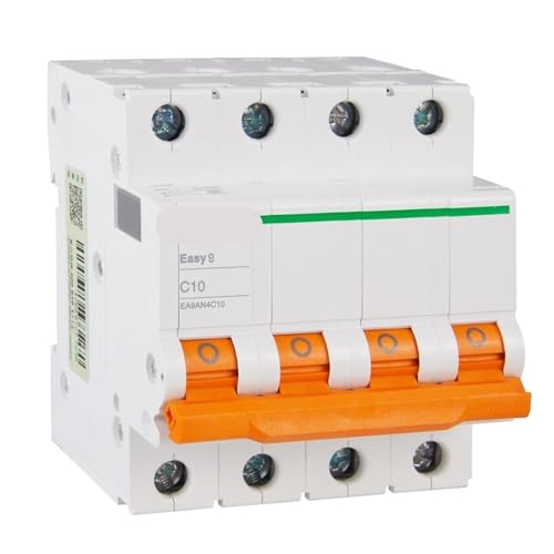 Disjoncteur Type C triphasé avec protection contre les fuites 4P 16A EA9AN