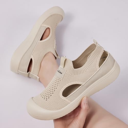 APEPOP Women's Breathable Walking Shoes Slip On Casual Mesh-Comfortable Lightweight Tennis Workout Sneakers2