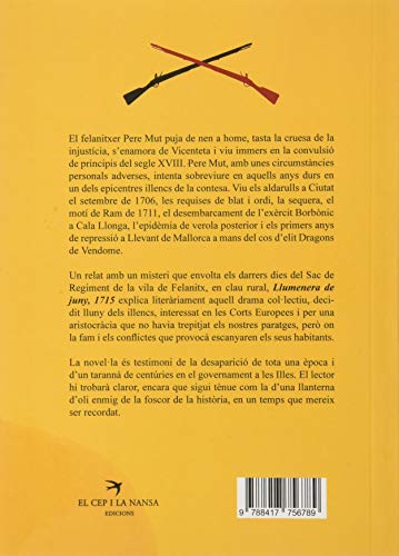 Llumenera de juny 1715