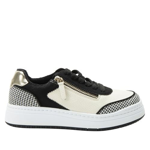 Alegria Women's Averie Zipper Platform Tennis Shoes2