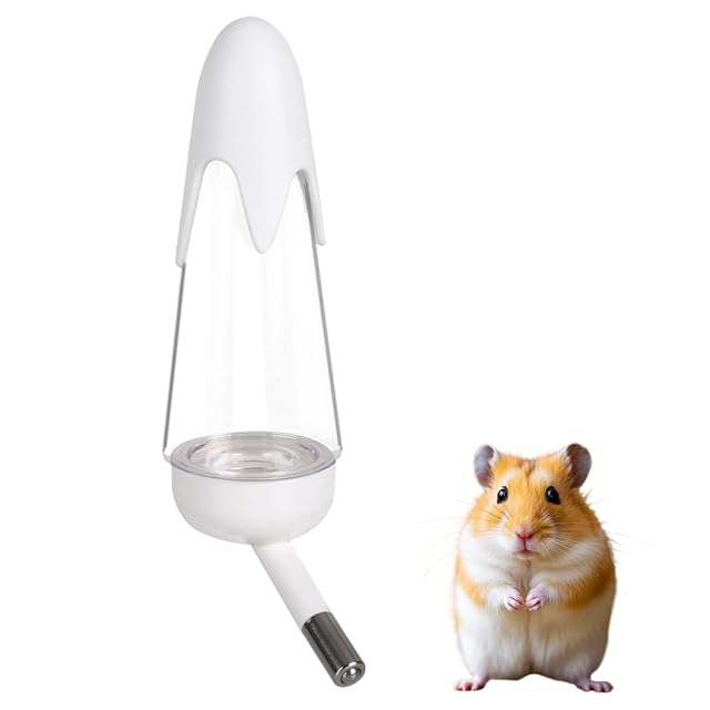 Botella de agua para animales pequeños, 125 ml, a prueba de fugas, sin goteo