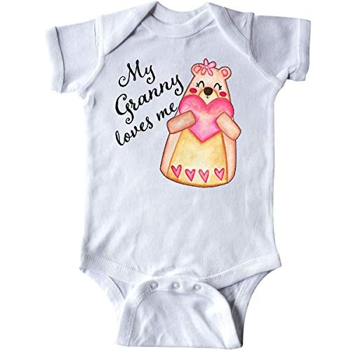 Preisvergleich Produktbild My Granny Loves Me- Bear with Heart Infant Creeper 12M