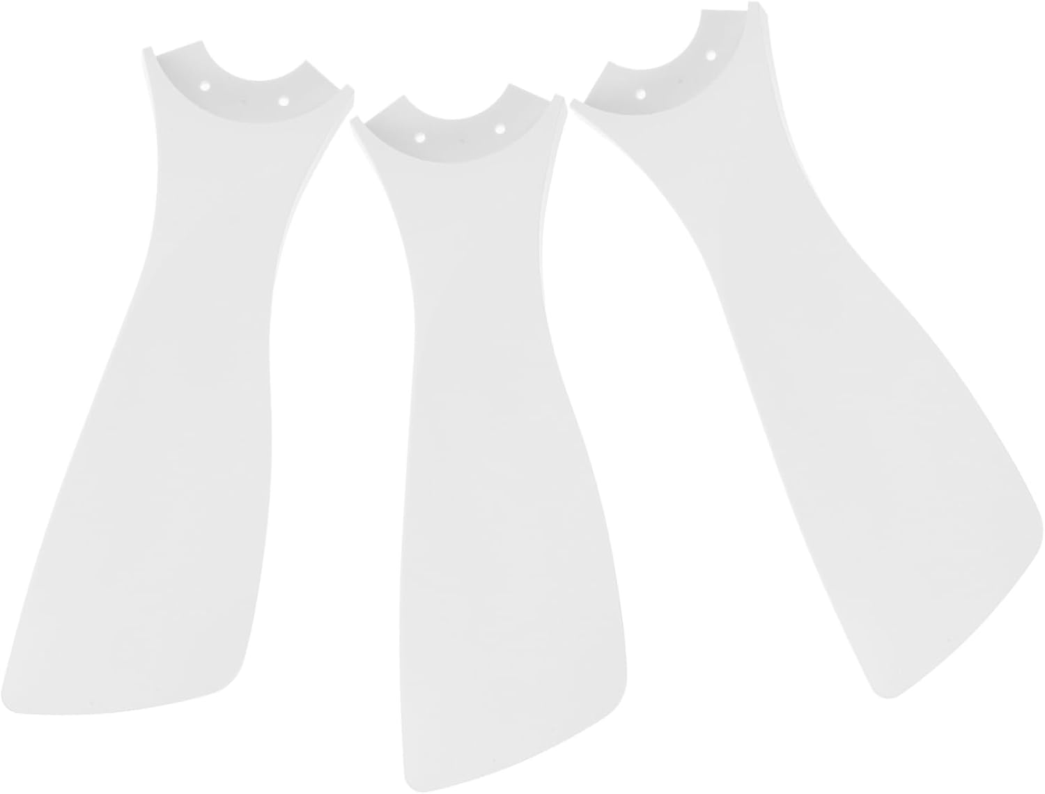 3pcs Plastic Fan Blades for Ceiling Fans Traditional Style Replacement Blades for Powerful Air Circulation Minimalist Design for Living Room Bedroom Decor