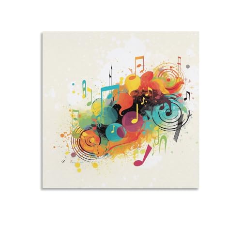 Toile murale abstraite musique grand tableau art moderne salon chambre