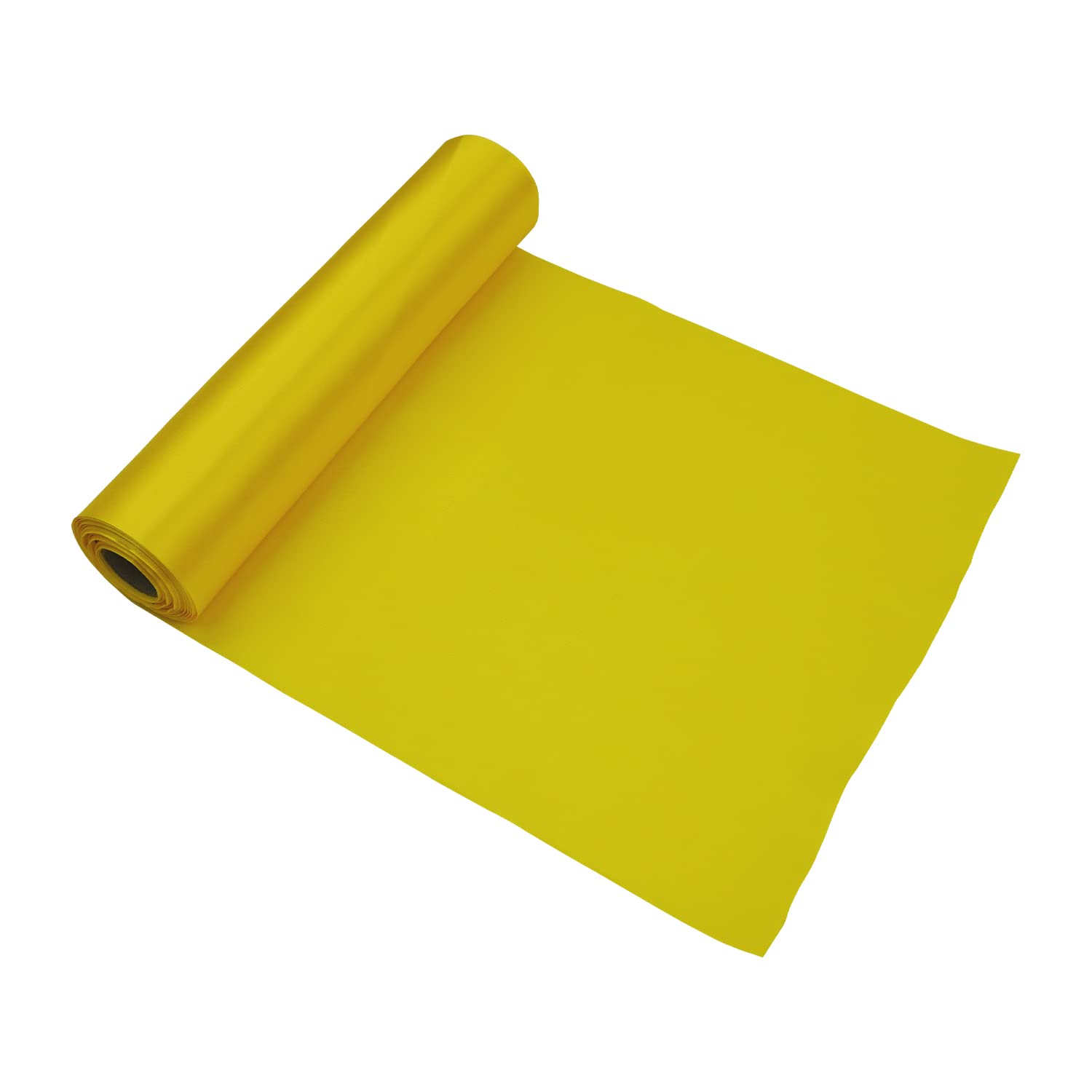 Trimming Shop Yellow Satin Fabric Roll, 20m x 29cm - Image 4