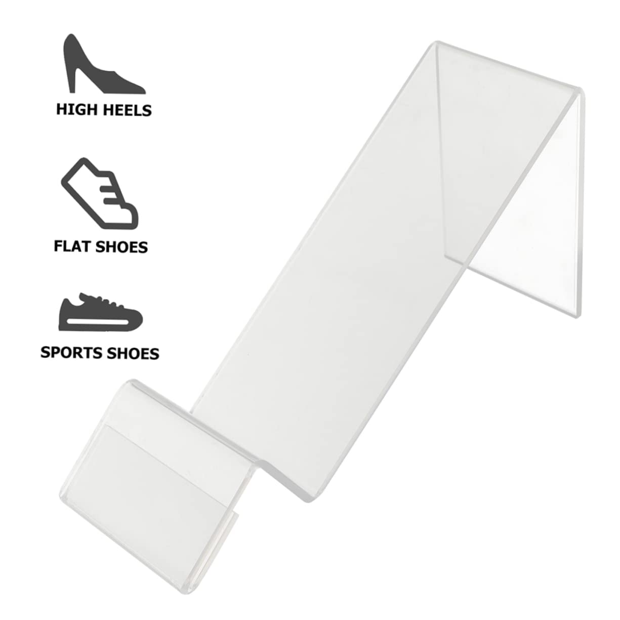 Alipis Acrylic Toddler Shoe Display Bracket Boys and Girls Storage Rack Display Stand Sneaker Show Rack Baby Shoe Stand