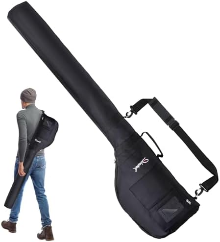 Golf Club Bag, Foldable Golf Carry Bag with Adjustable Sling Strap for 3-7 Clubs, Lightweight Golf Sunday Bag Ideal for Golf Course & Travel