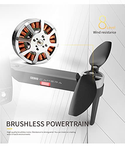 Drone de câmera dupla HJ188 GPS 4K com motor sem escova, drone 5G WiFi FPV com função Follow Me, dro