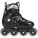 Powerslide Khaan Junior NXT Black Adjustable Inline Skates Fitness Urban Hockey Girls Boys