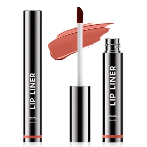 Image of Lip Stain - Long Wear Tattoo Lip Liner, Waterproof & Transfer-proof Peel Off Lip Stain with Matte FinisH (Nude)