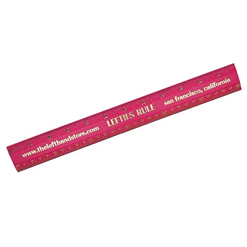 Kids Ruler for School - Left Handed Tools (Pink) image 3