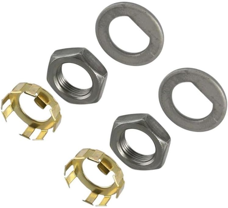 1" Trailer Retainer Cage D Washer Kit for Round Spindle End Cotter Dexter Axle 2X 006-190-00 005-023-00 006-191-00