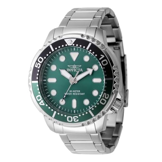 Invicta Pro Diver Masculino 48 mm Aço Inoxidável Mostrador Verde PC21J Quartzo
