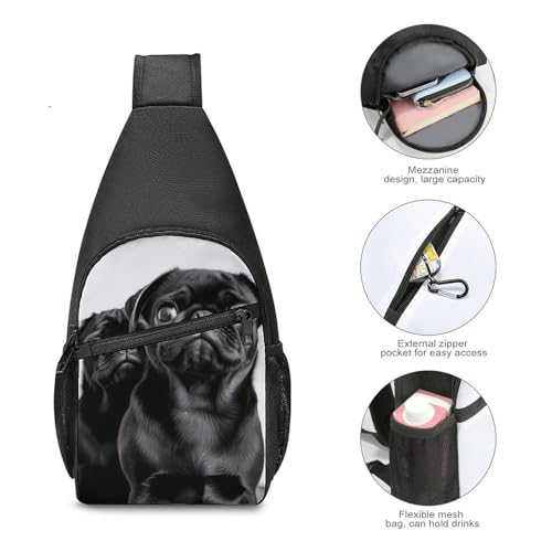 Bolso deportivo tipo sling crossbody para adultos miniatura 5