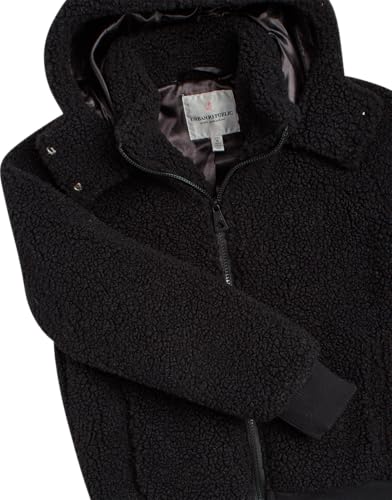 URBAN REPUBLIC Girls' Jacket - Cozy Sherpa Textured Yoga Zip Up Hoodie Jacket - Girls' Outerwear and Coats (7-16)3