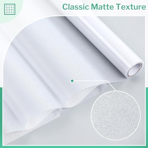 Dowell A023 Window Privacy Film, Frosted Glass Window Film, Static Cling Non-Adhesive Glass Film, Sun Blocking Opaque Window Coverings, Reusable Door Stickers For Bathroom Home Office thumb #6