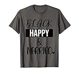 Photo Gallery black happy & married shirt,husband wife shirts,black pride maglietta Photo Gallery black happy & married shirt,husband wife shirts,black pride maglietta