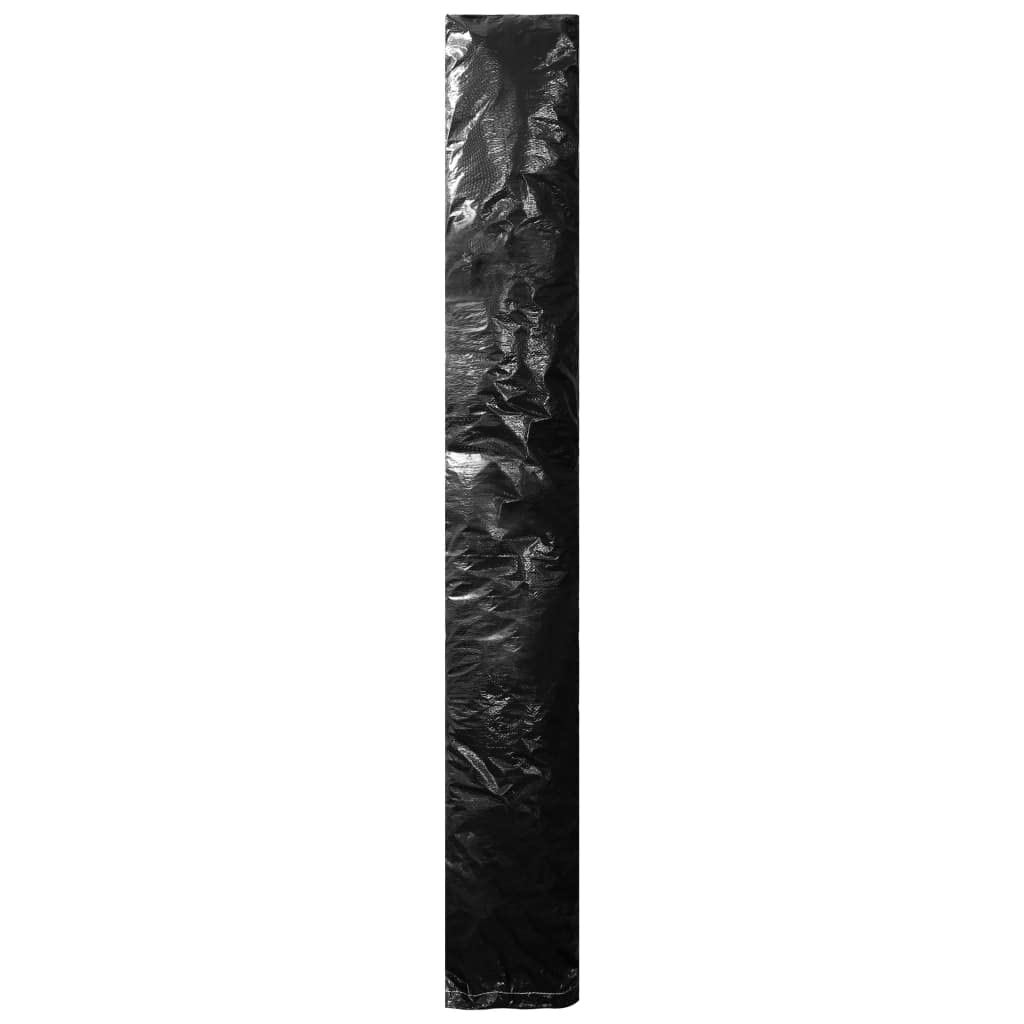 Sonnenschirm Schutzhülle mit Reißverschluss, PE Material, 250 cm Höhe, 30-50 cm Durchmesser, wetterfest, UV beständig, reißfest, mit Kordelzug, passend für Gartenschirm, Ampelschirm