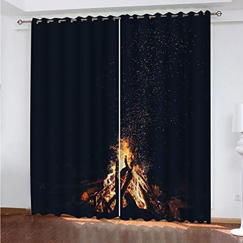 Rideau anti froid thermique occultant à oeillets lot de 2 pour isolation chambre et salon