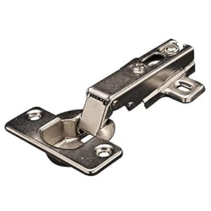 Kit 10 Cerniere Made in Italy per mobili con ante in legno, acciaio nichelato