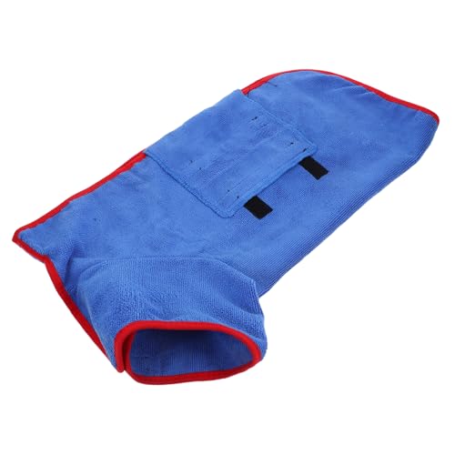 GRIRIW 速乾性ペットバスタオル 全身 猫 犬用 吸水ケープ 小型/大型ペット用 グルーミング 軽量 旅行サイズ