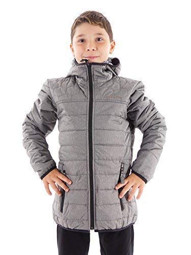 Brunotti giacca funzionale giacca con cappuccio moru Zar grigio isolante Zipper